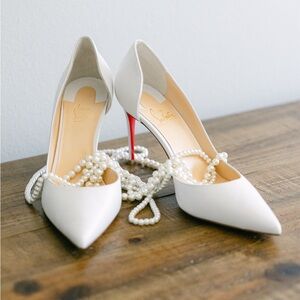 New in box! Christian Louboutin Iriza 85, white size EU 40/US 10